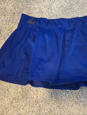 Adidas Blue Athletic Skirt with Built-In Shorts